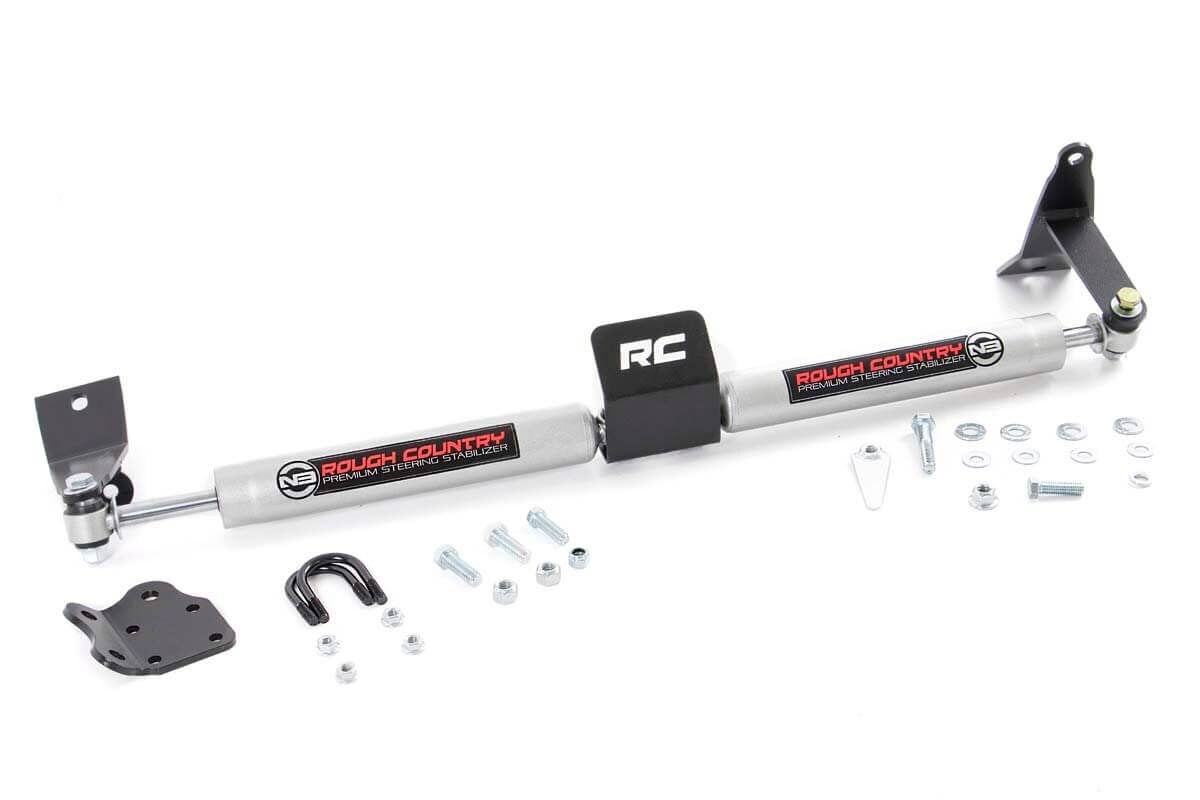 N3 Steering Stabilizer | Dual | 2-8 Inch Lift | Ram 2500 4WD (10-13)