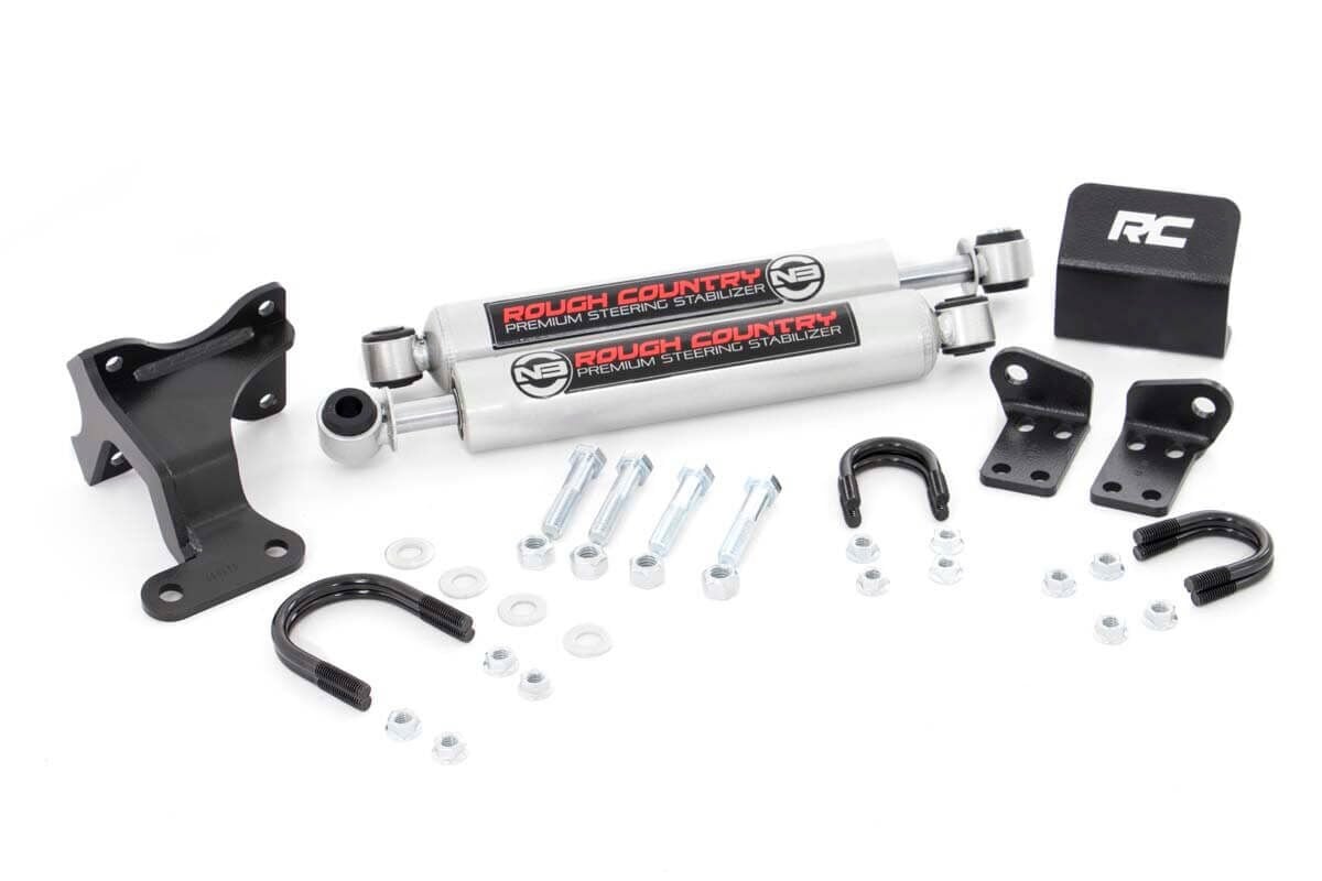 N3 Steering Stabilizer | Dual | 2-8 Inch Lift | Jeep Wrangler JK 