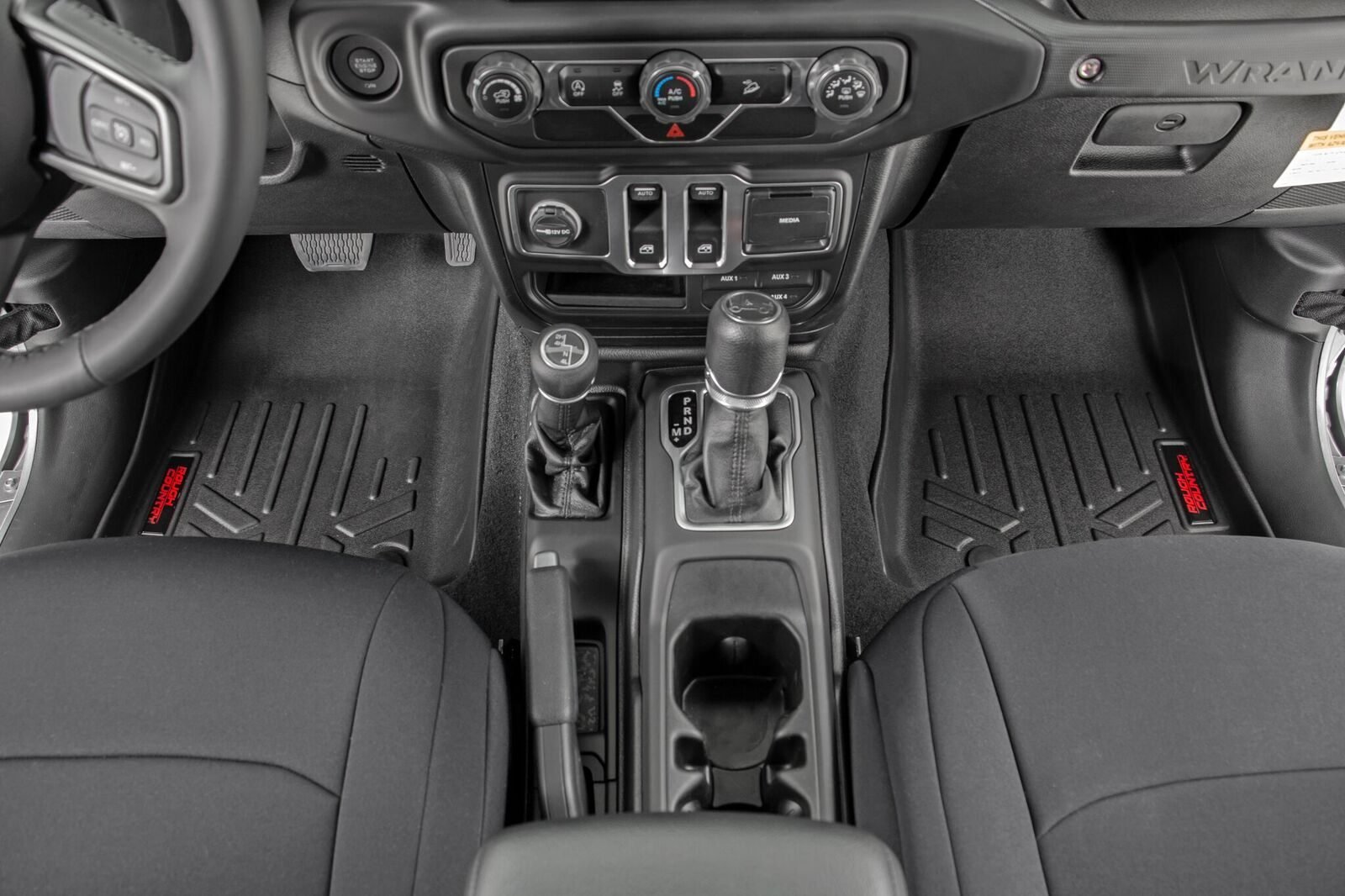 2020 Jeep Wrangler 2-Door All-Weather Car Mats - Flexible Rubber Floor Mats