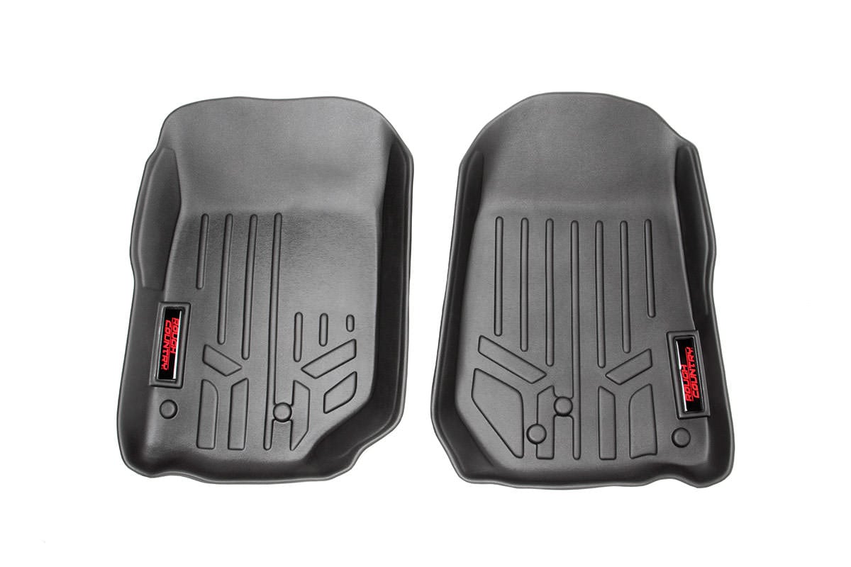Floor Mats Front Jeep Wrangler Tj 97 06 Unlimited 04 Rough Country