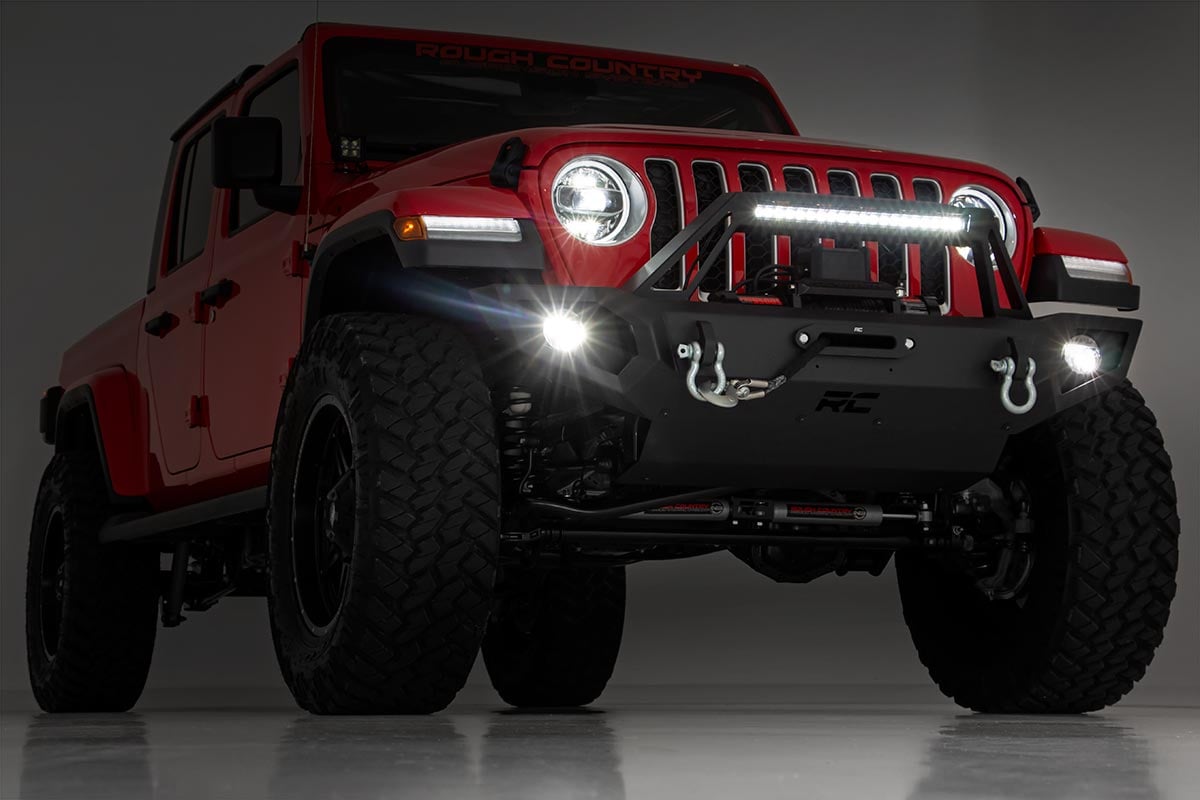 Rough Country FRONT HIGH CLEARANCE BUMPER JEEP GLADIATOR JT/WRANGLER J – TE  Motorsports