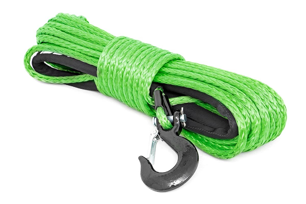 Rough Country Synthetic Winch Rope Green RS113