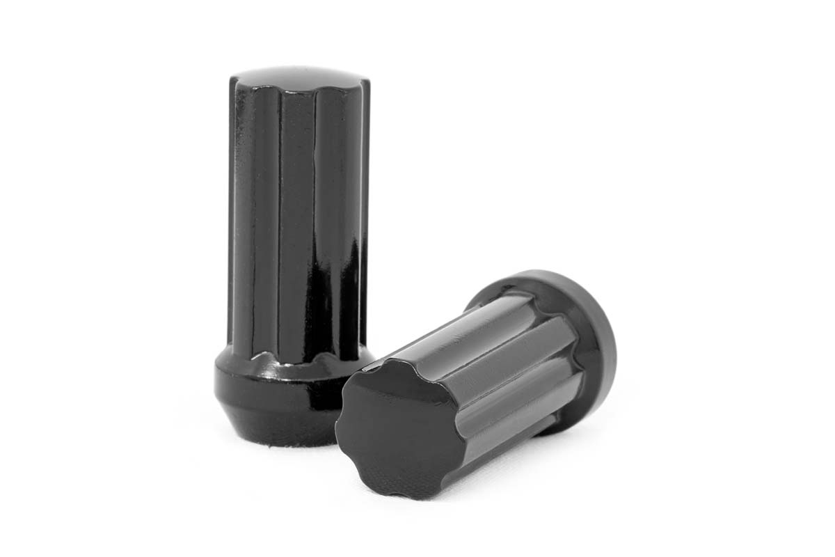 M14 x 2.0 Lug Nut Set of 24 Black Rough Country