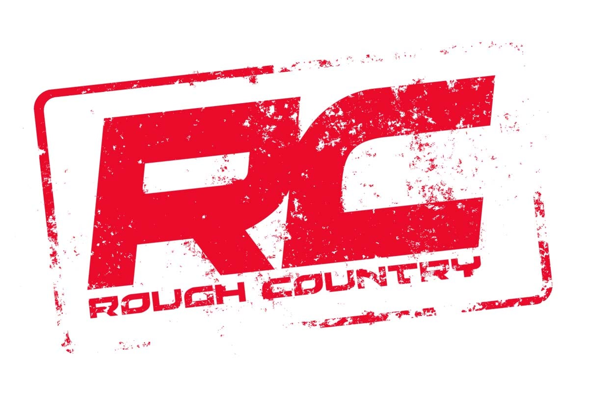Rough Country Decal | 2.5 Inch x 4.5 Inch | Grunge Logo
