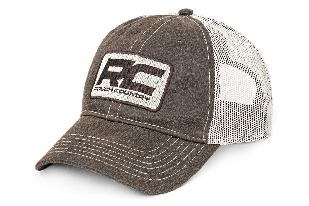 Rough Country Hat | Mesh | Brown Patch | Brown