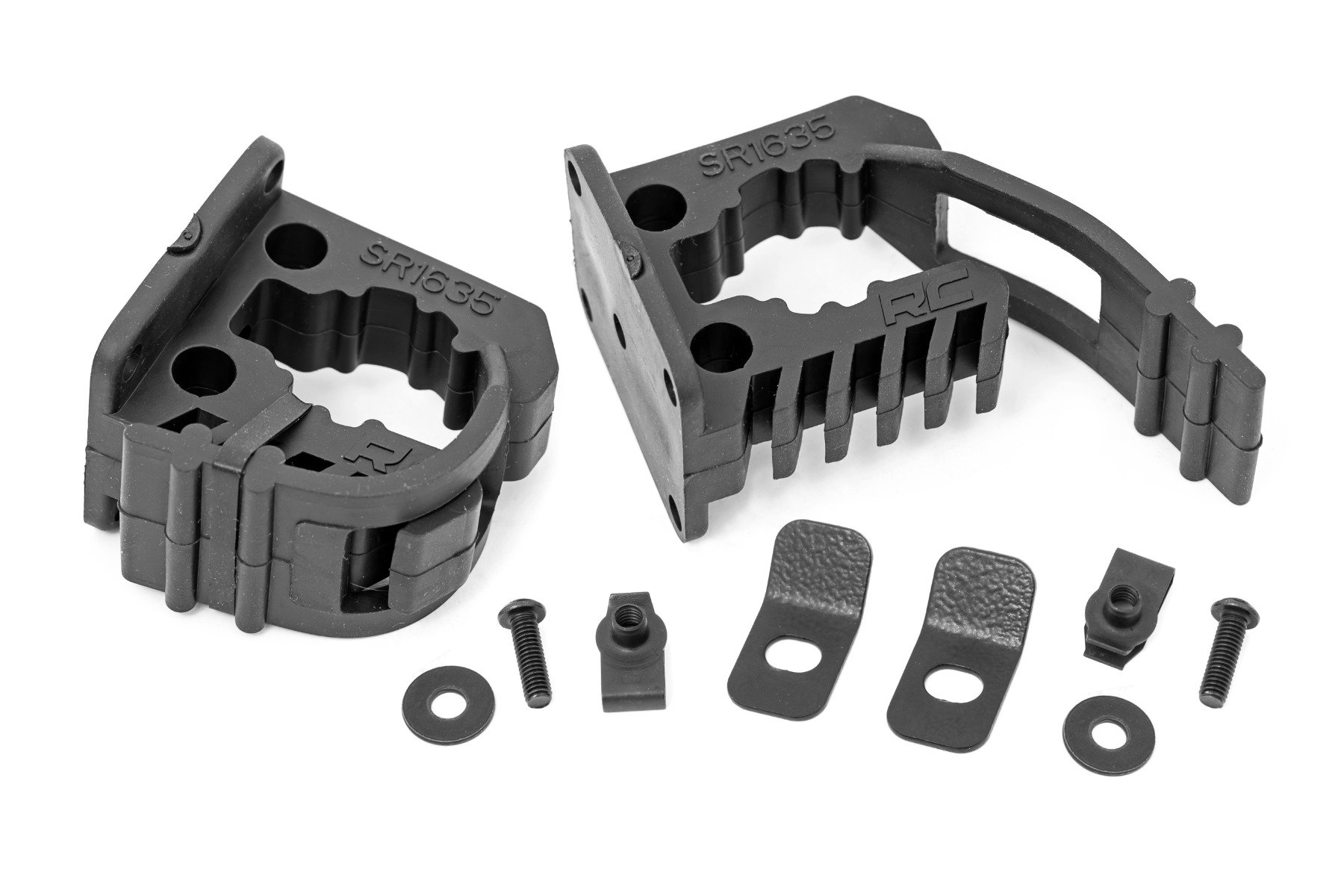 Rubber Molle Panel Clamp Kit Universal 5/8" 1 3/8" 2Clamps