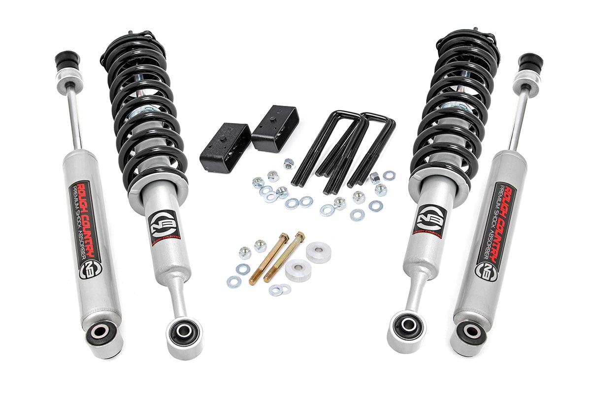 Rough Country 3 inch Toyota Suspension Lift Kit Lifted N3 Struts 05-20 Tacoma - 74531