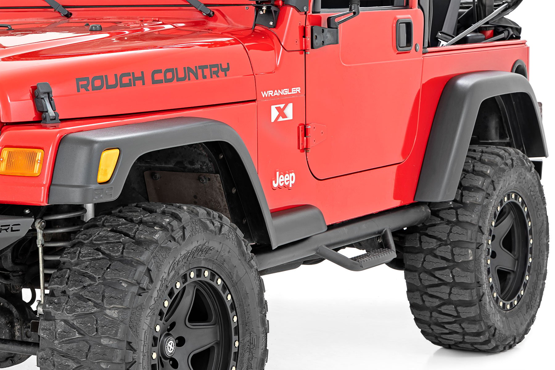 Jeep 5.50-Inch Wide Fender Flares Wrangler Rough Country 99033 TJ