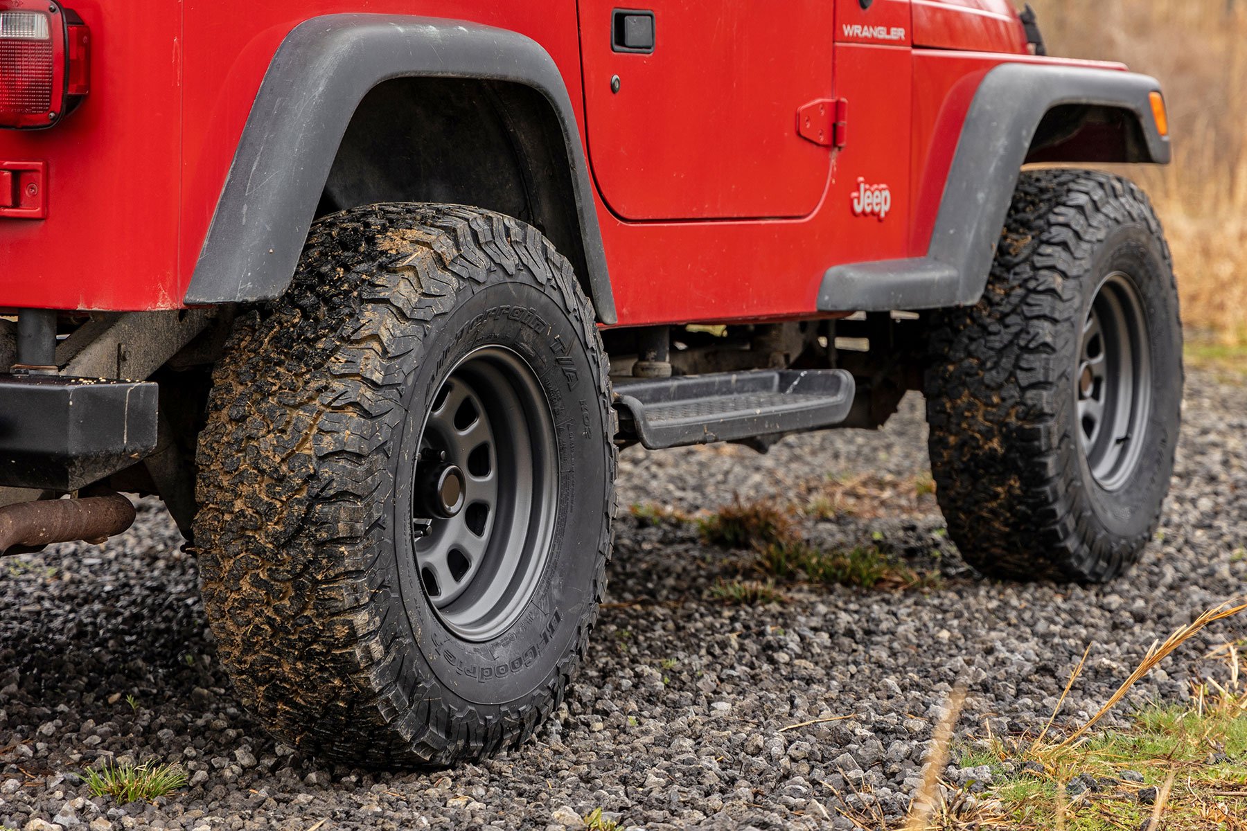 Steel Wheel Gray 15x8 5x4.5 3.30 Bore 19 Rough Country