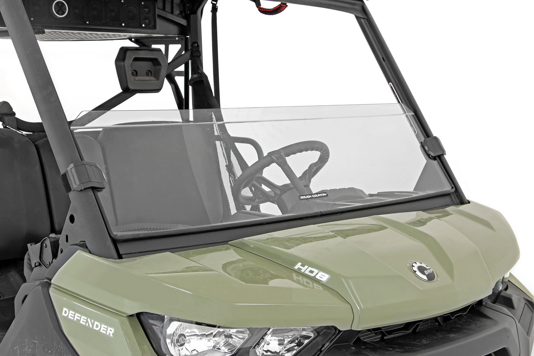 Half Windshield | Scratch Resistant | Can-Am Defender HD 5 / HD 8 / HD 9 / HD 10