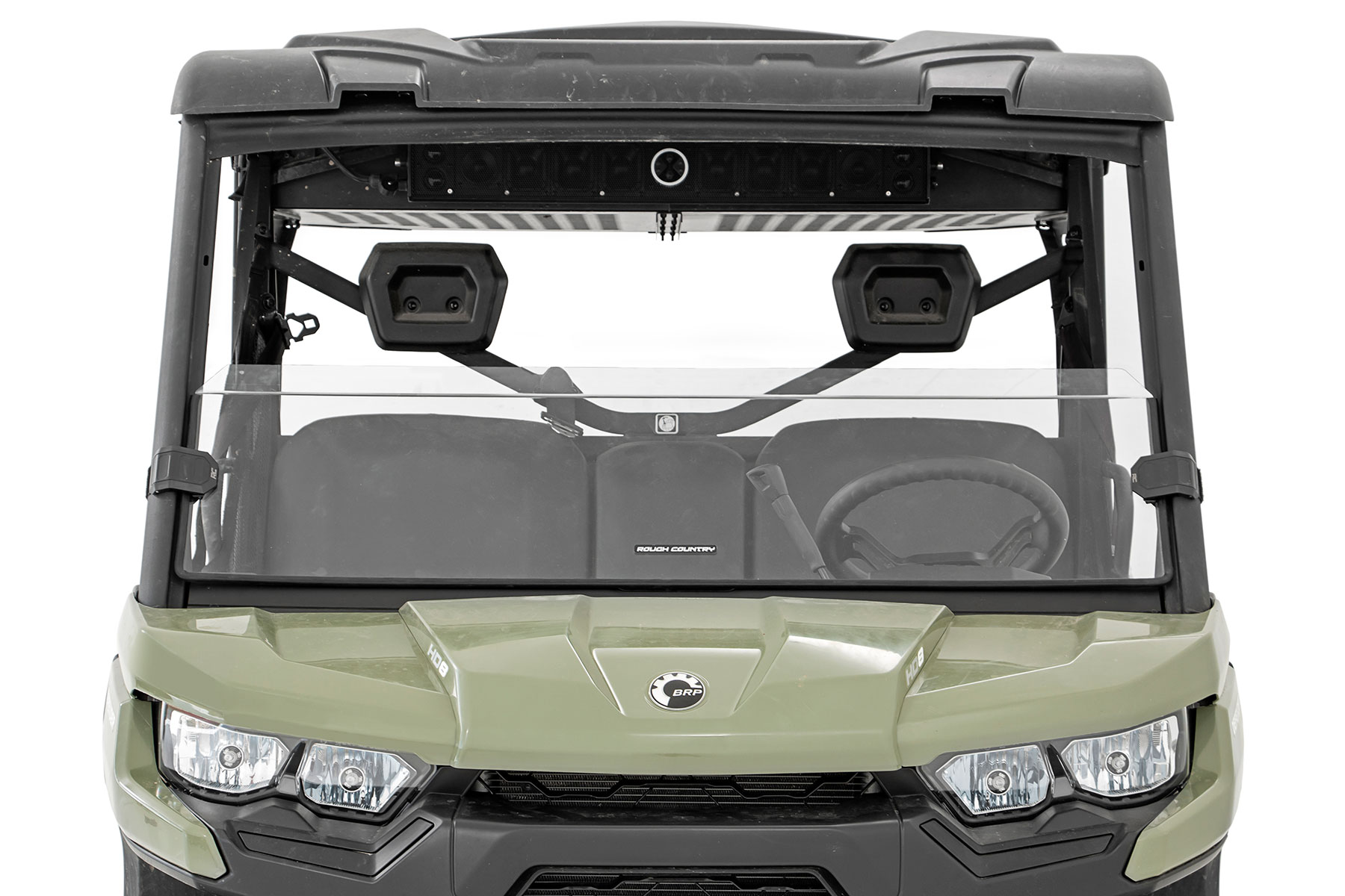 Half Windshield | Scratch Resistant | Can-Am Defender HD 5 / HD 8 / HD 9 / HD 10