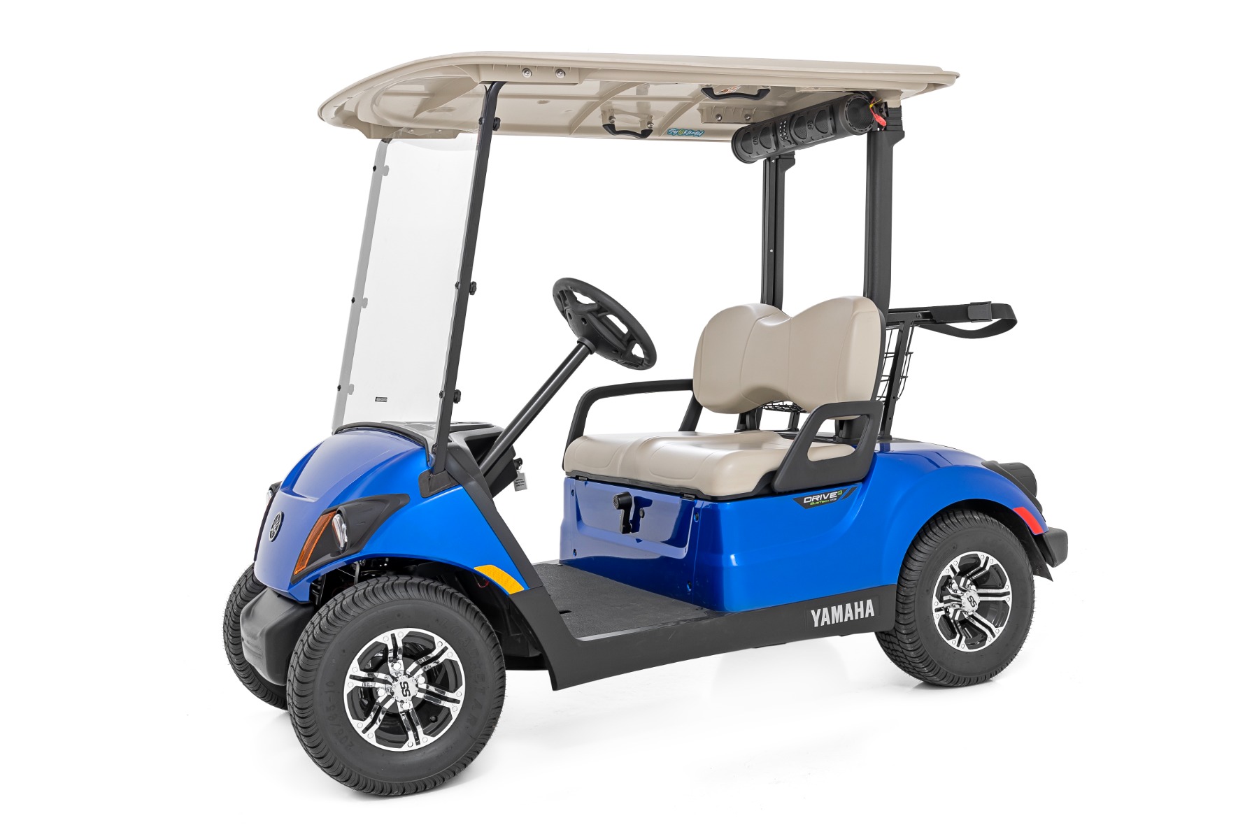 FULL WINDSHIELD | SCRATCH RESISTANT | YAMAHA DRIVE2 GOLF CART