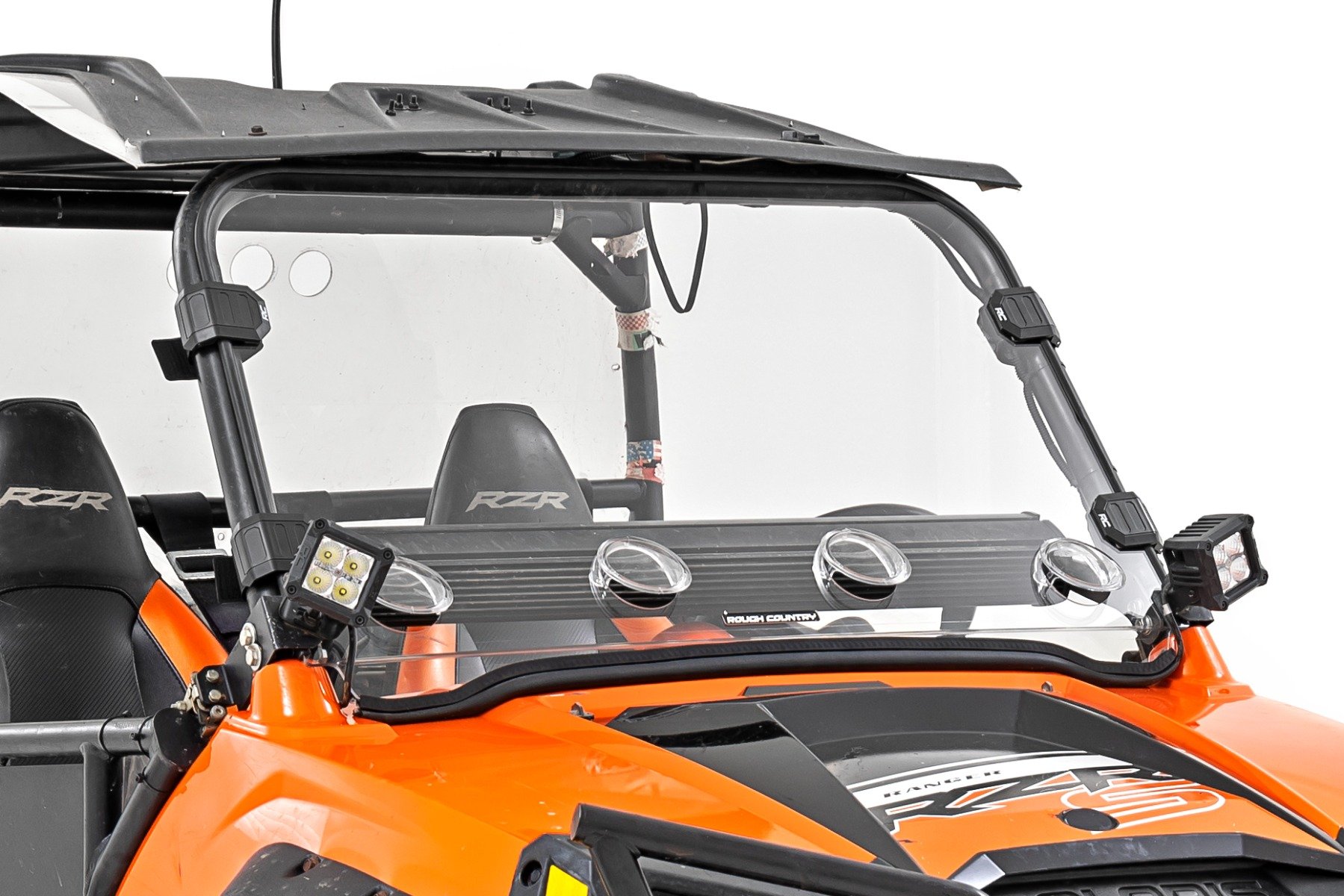 Vented Full Windshield | Scratch Resistant | Polaris Ranger RZR 4 800 / RZR S 800