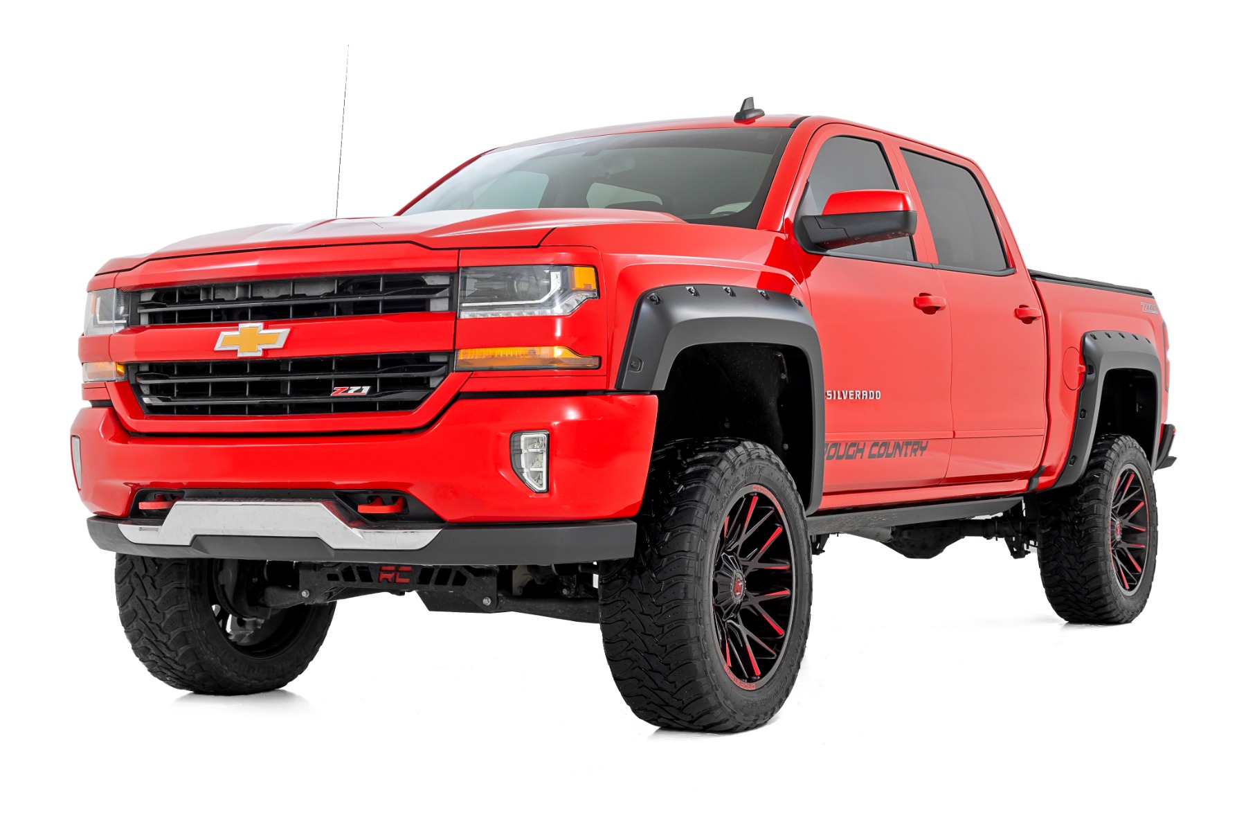 Pocket Fender Flares | 6'7" & 8' Bed | Chevy Silverado 1500 (14-18) / Silverado 2500HD (15-19)