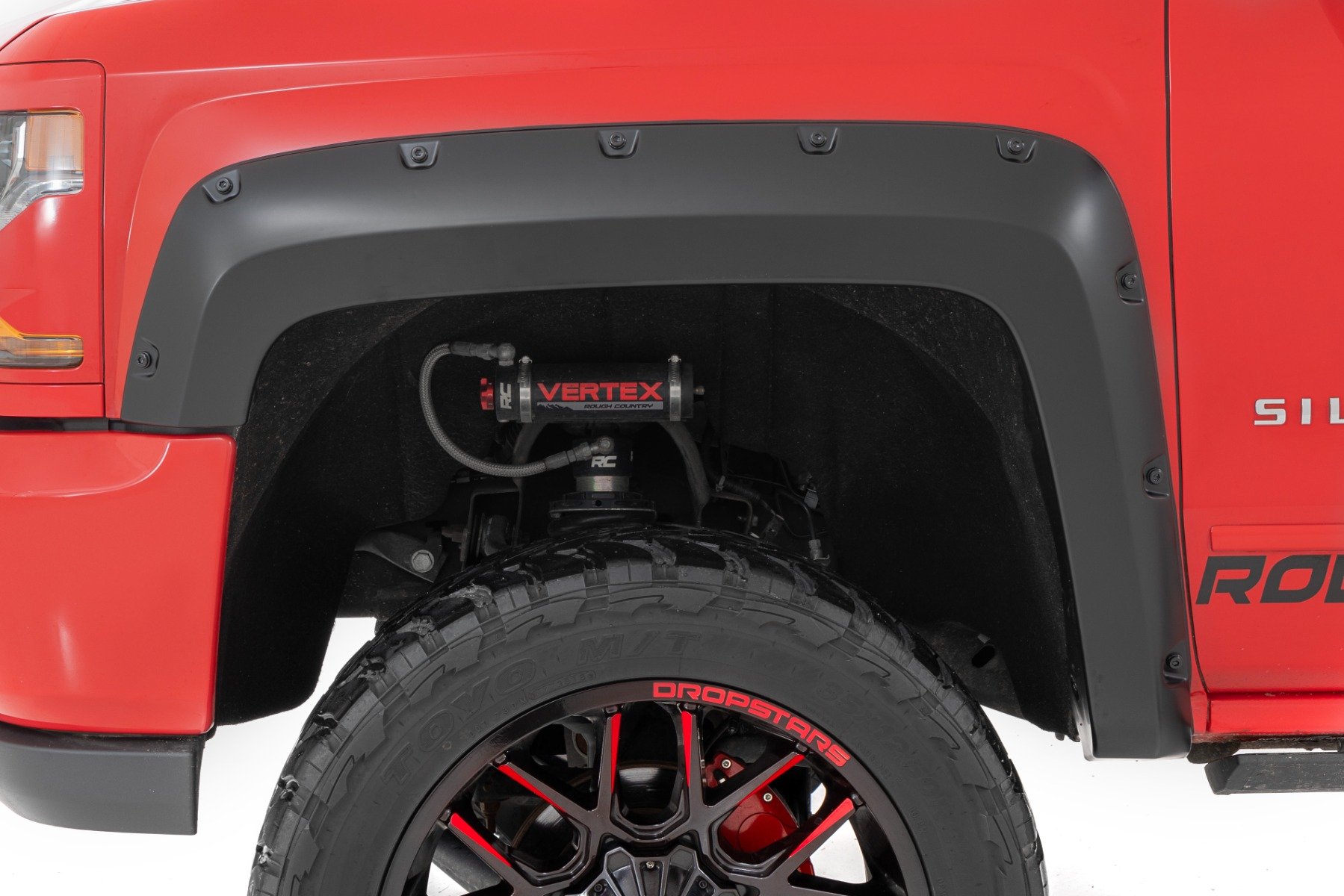 Pocket Fender Flares | 6'7" & 8' Bed | Chevy Silverado 1500 (14-18) / Silverado 2500HD (15-19)