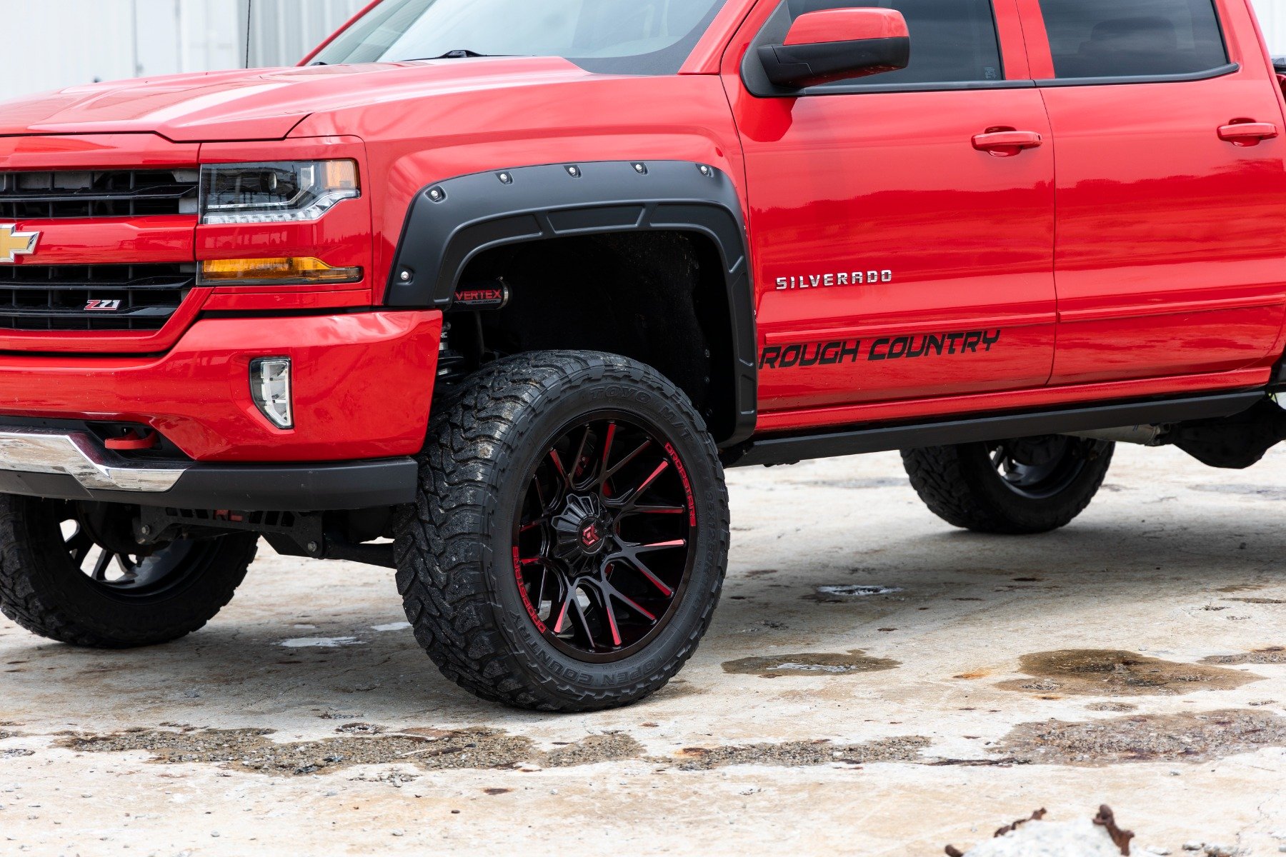 Fender Flares | Defender | 6'7" & 8' Bed | Black | Chevy Silverado 1500 (14-18)