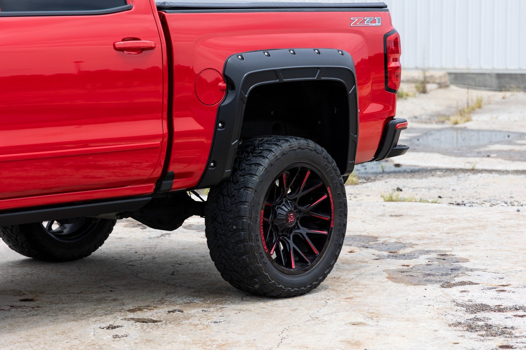 Fender Flares | Defender | 5'9" Bed | Silver | Chevy Silverado 1500 (14-18 & Classic)