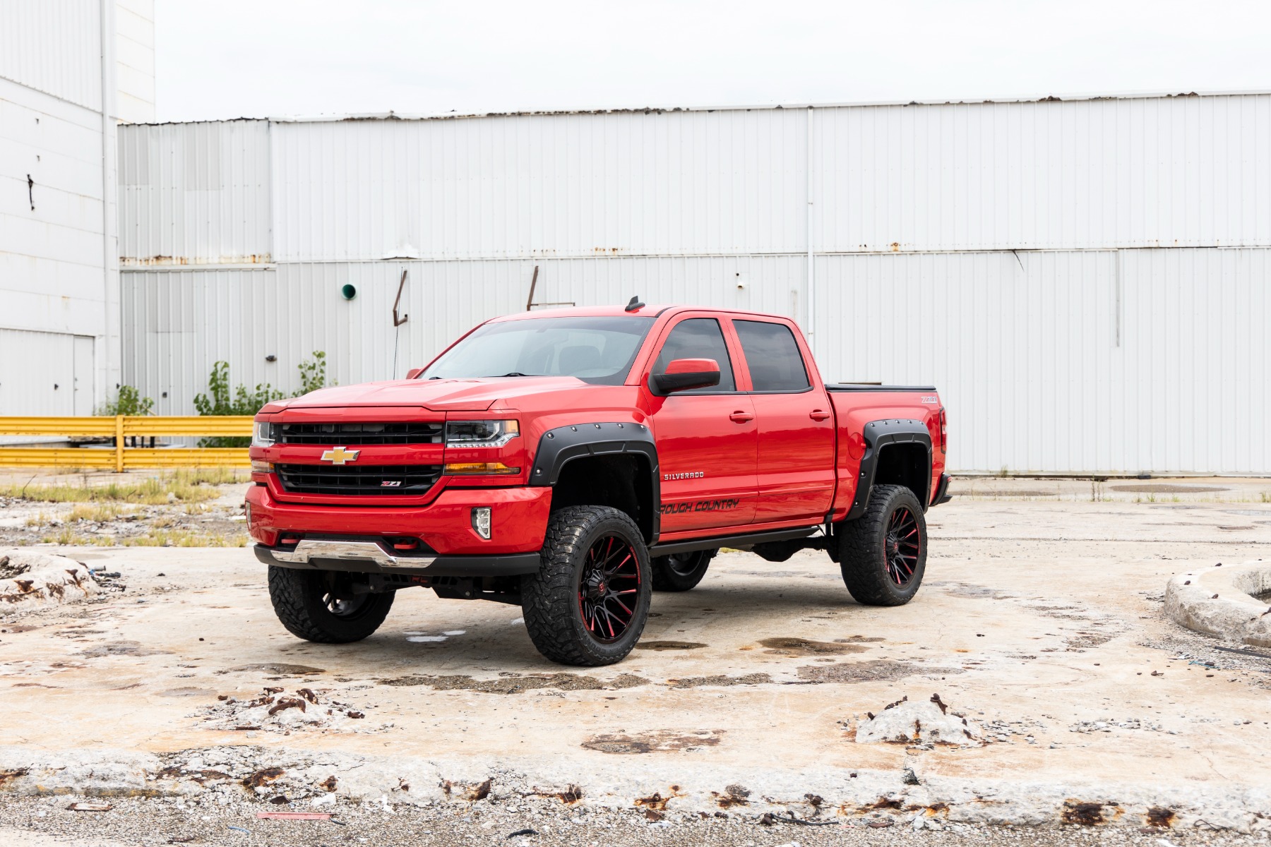 Fender Flares | Defender | 6'7" & 8' Bed | Silver | Chevy Silverado 1500 (14-18)