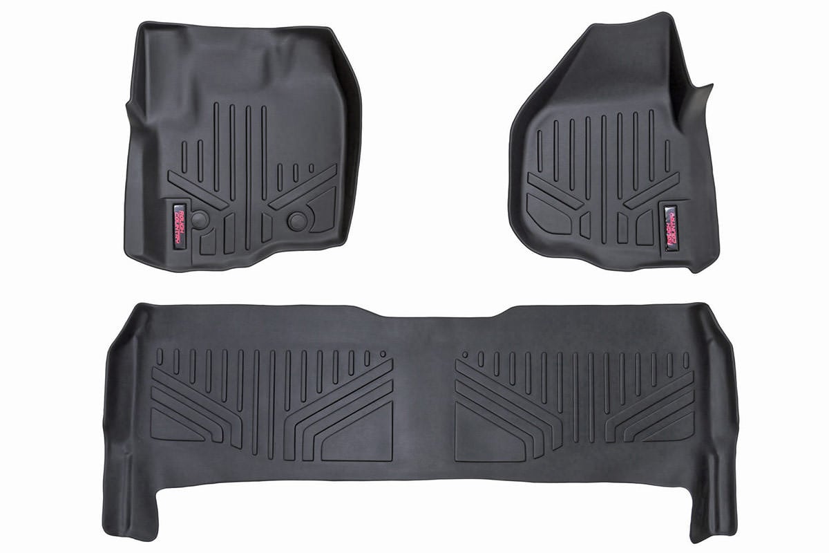 Floor Mats | FR & RR | Raised FR Pedal | Ford F-550 Super Duty / Super Duty (12-16)