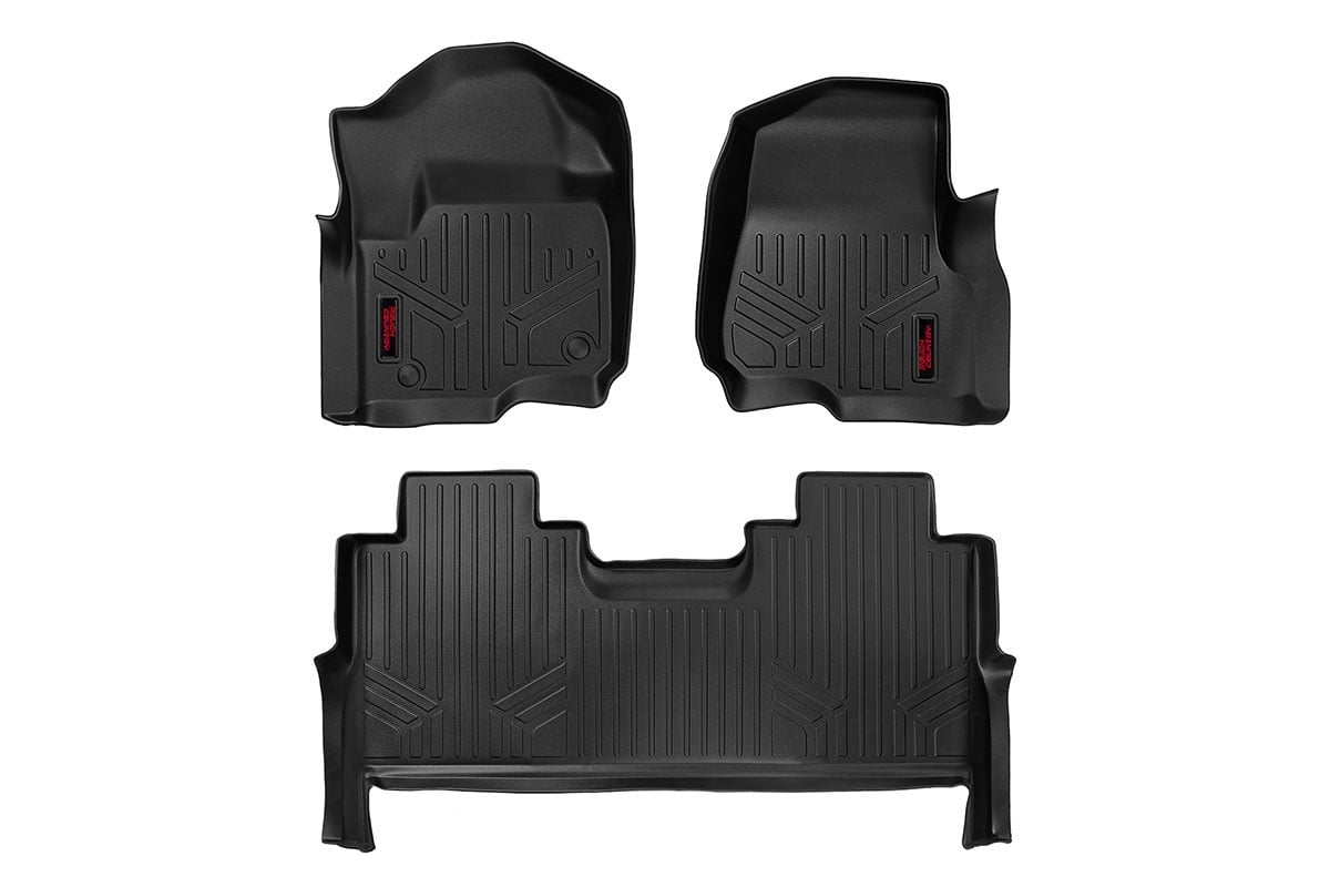 Floor Mats | Front and Rear | Ford F-250 / F-350 Super Duty 2WD / 4WD (2017-2024)