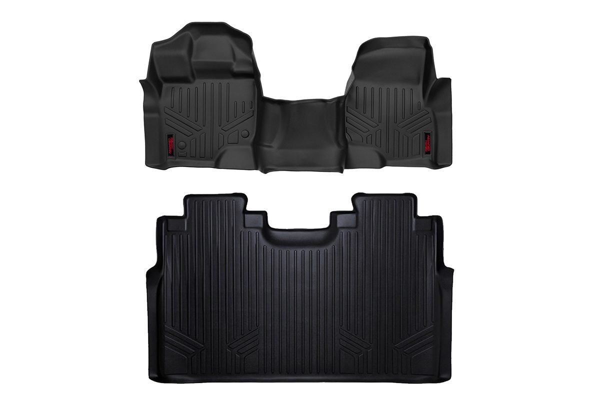 Floor Mats | FR & RR | Over Hump | Ford F-150 (15-24) / F-150 Lightning (22-24) / Raptor (17-24) 