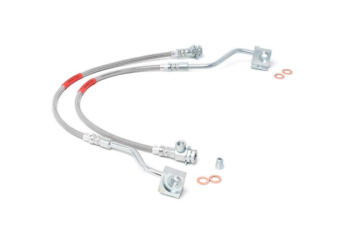 Brake Lines | Stainless | FR | 4-6" Lift | Ford Bronco / F-150 (80-96)