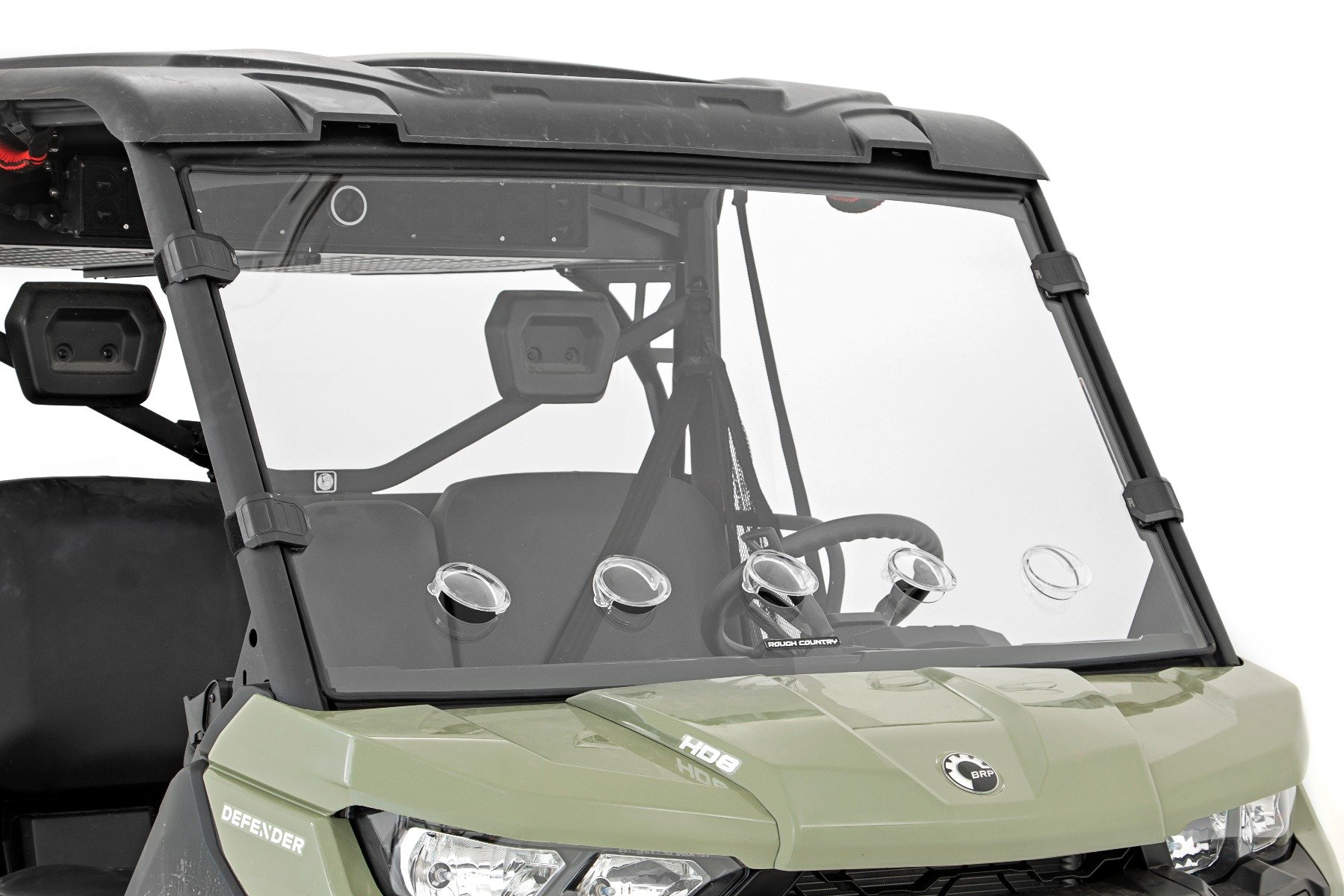 Vented Full Windshield | Scratch Resistant | Can-Am Defender HD 5 / HD 8 / HD 9 / HD 10