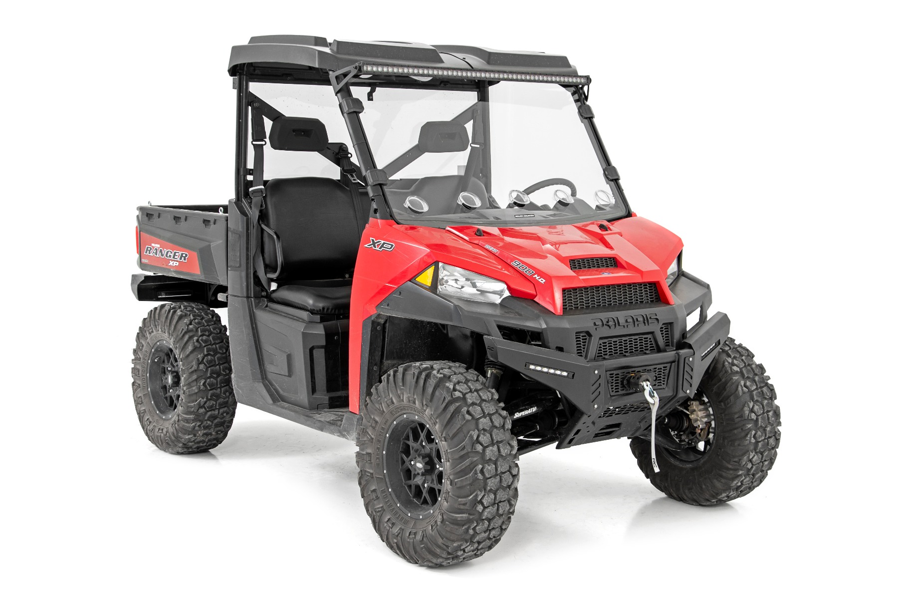 Vented Full Windshield | Scratch Resistant | Polaris Ranger 1000 / Ranger XP 900 / 1000