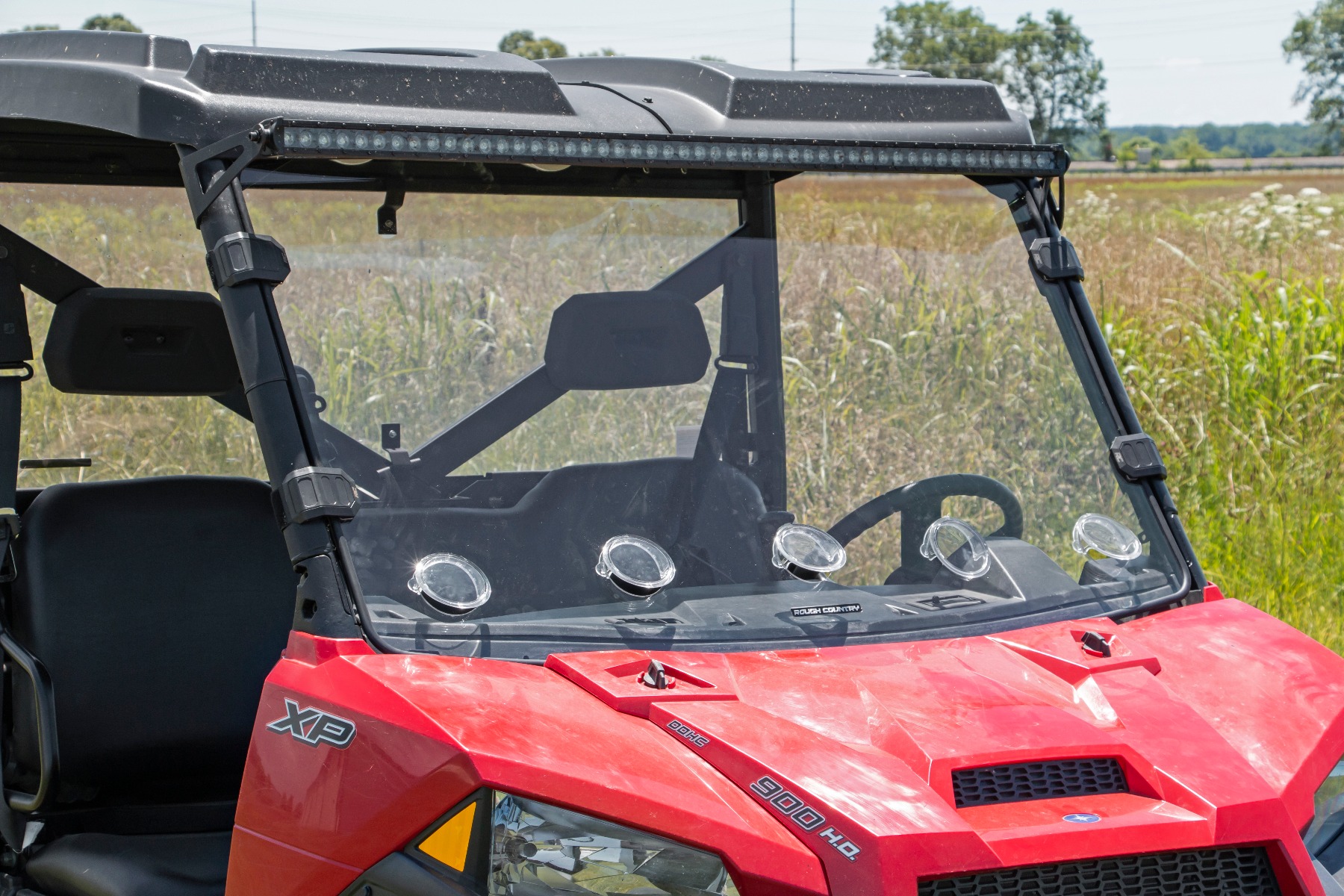 Vented Full Windshield | Scratch Resistant | Polaris Ranger 1000 / Ranger XP 900 / 1000