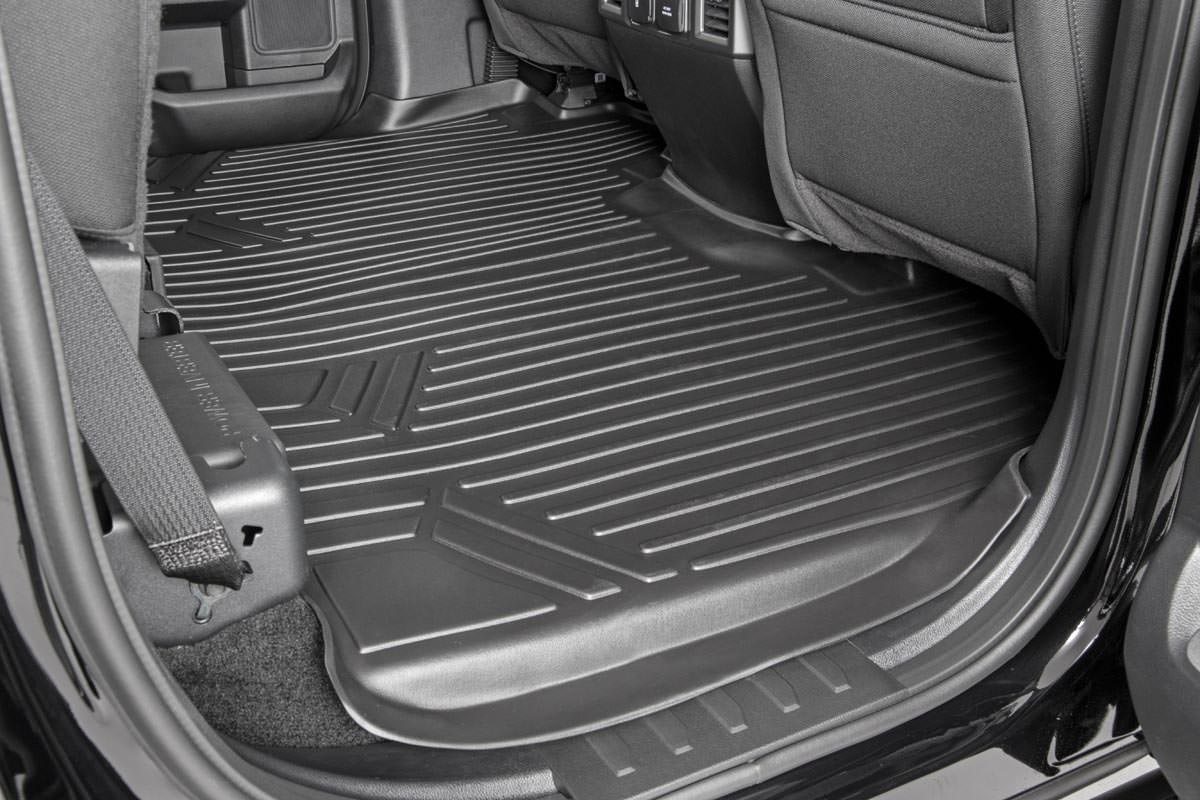 Floor Mats | FR & RR | Over Hump | Ford F-150 (15-24) / F-150 Lightning (22-24) / Raptor (17-24) 