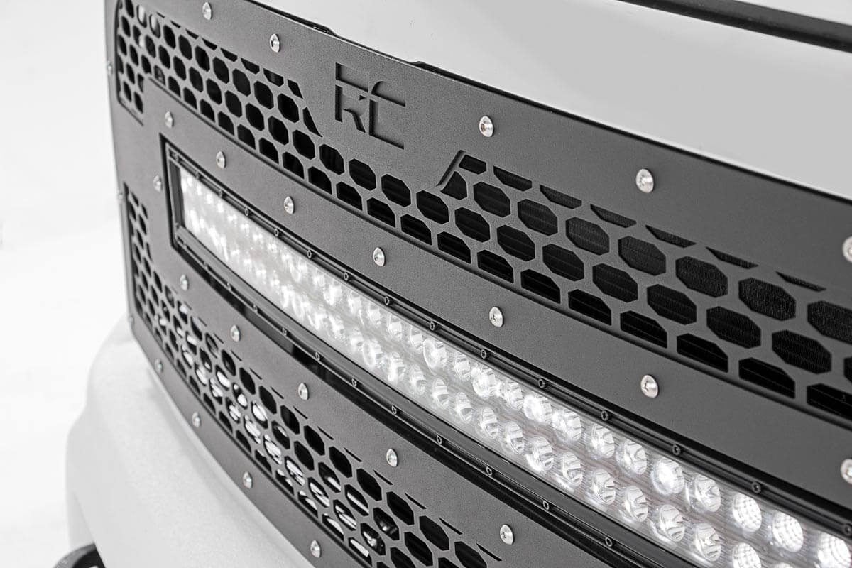 Mesh Grille | 30" Dual Row LED | Black | Ram 2500 / 3500 (13-18)