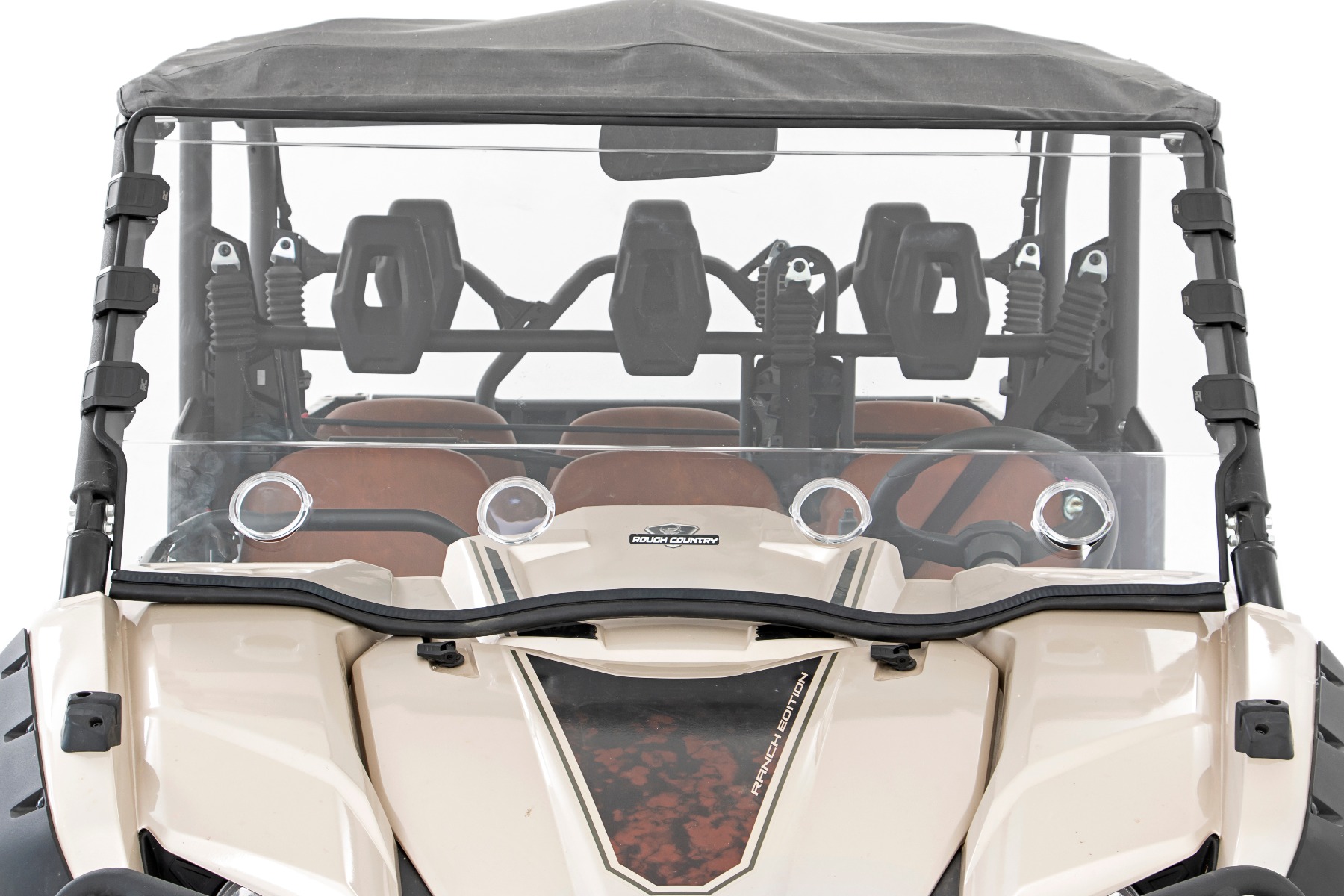 Vented Full Windshield | Scratch Resistant | Yamaha Viking