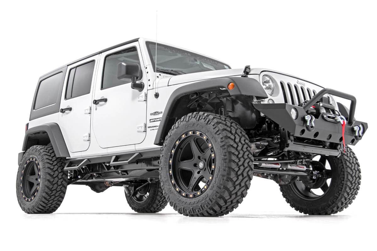 Contoured Drop Steps | 4 Door | Jeep Wrangler Unlimited 2WD / 4WD (2007-2018)