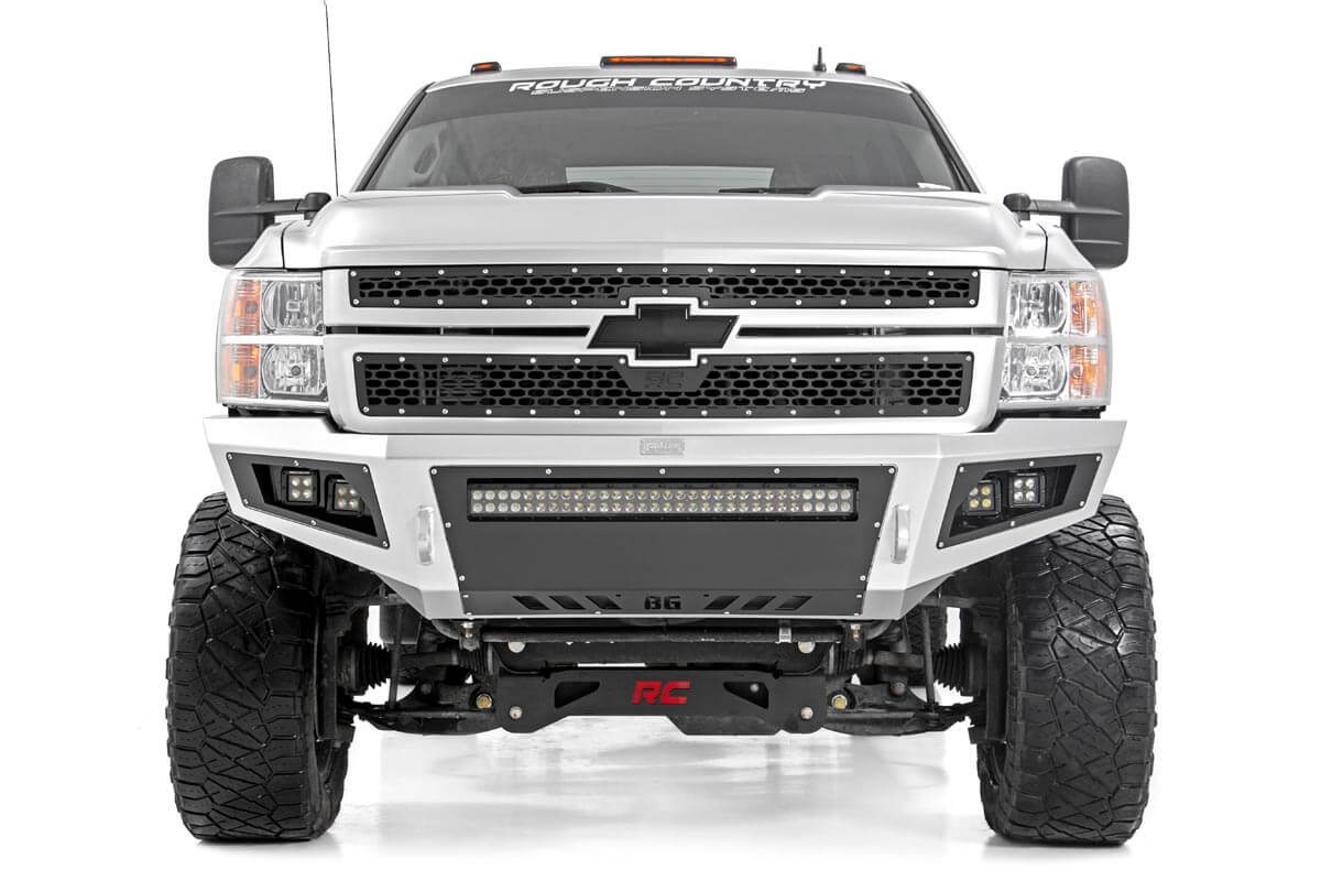 Mesh Grille | Chevy Silverado 2500 HD / 3500 HD 2WD / 4WD (2011-2014)