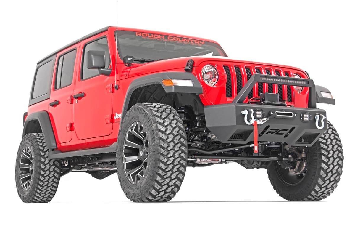 3.5 Inch Lift Kit | Adj Lower | FR D / S | Jeep Wrangler Unlimited 4WD (18-23)