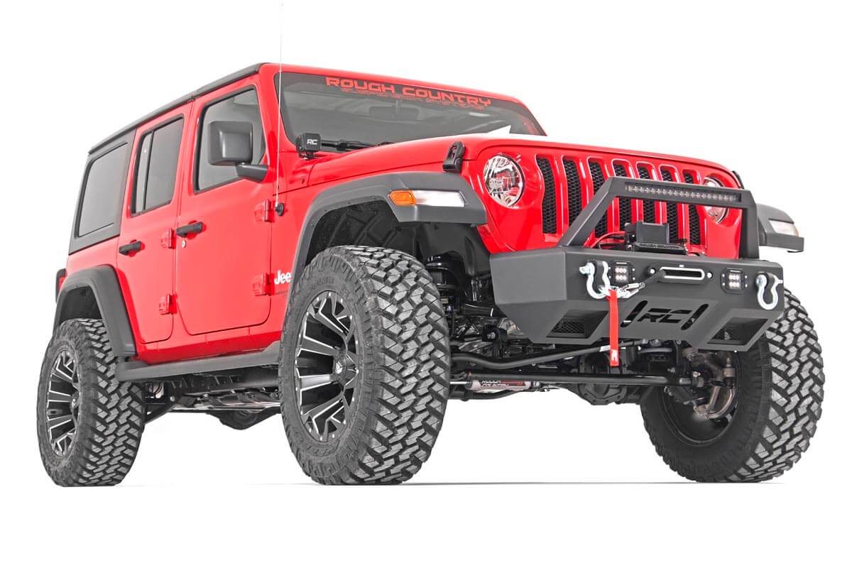 3.5 Inch Lift Kit | Adj Lower | FR D / S | Jeep Wrangler JL Rubicon (18-23)