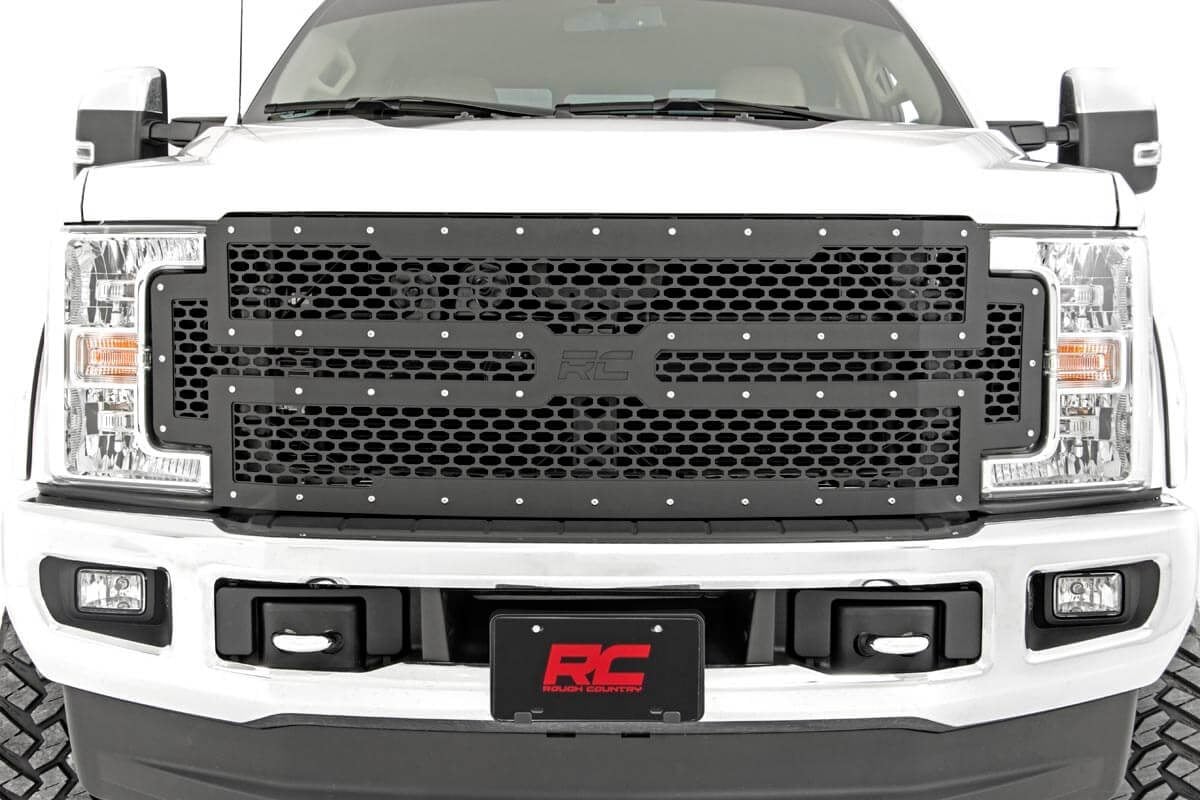 Mesh Grille | Ford F-250 / F-350 Super Duty 2WD / 4WD (2017-2019)