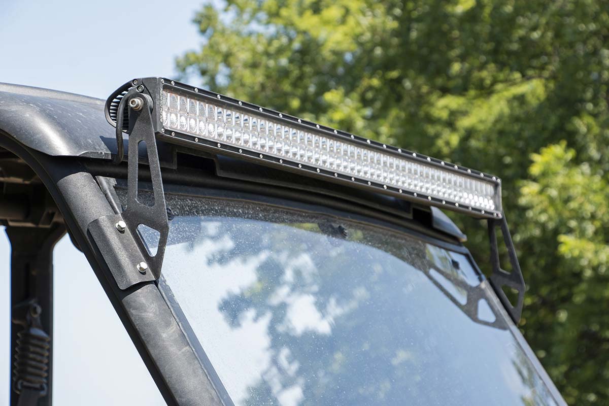 LED Light | Windshield | 50" Black Dual Row | Can-Am Defender HD 5 / HD 8 / HD 9 / HD 10