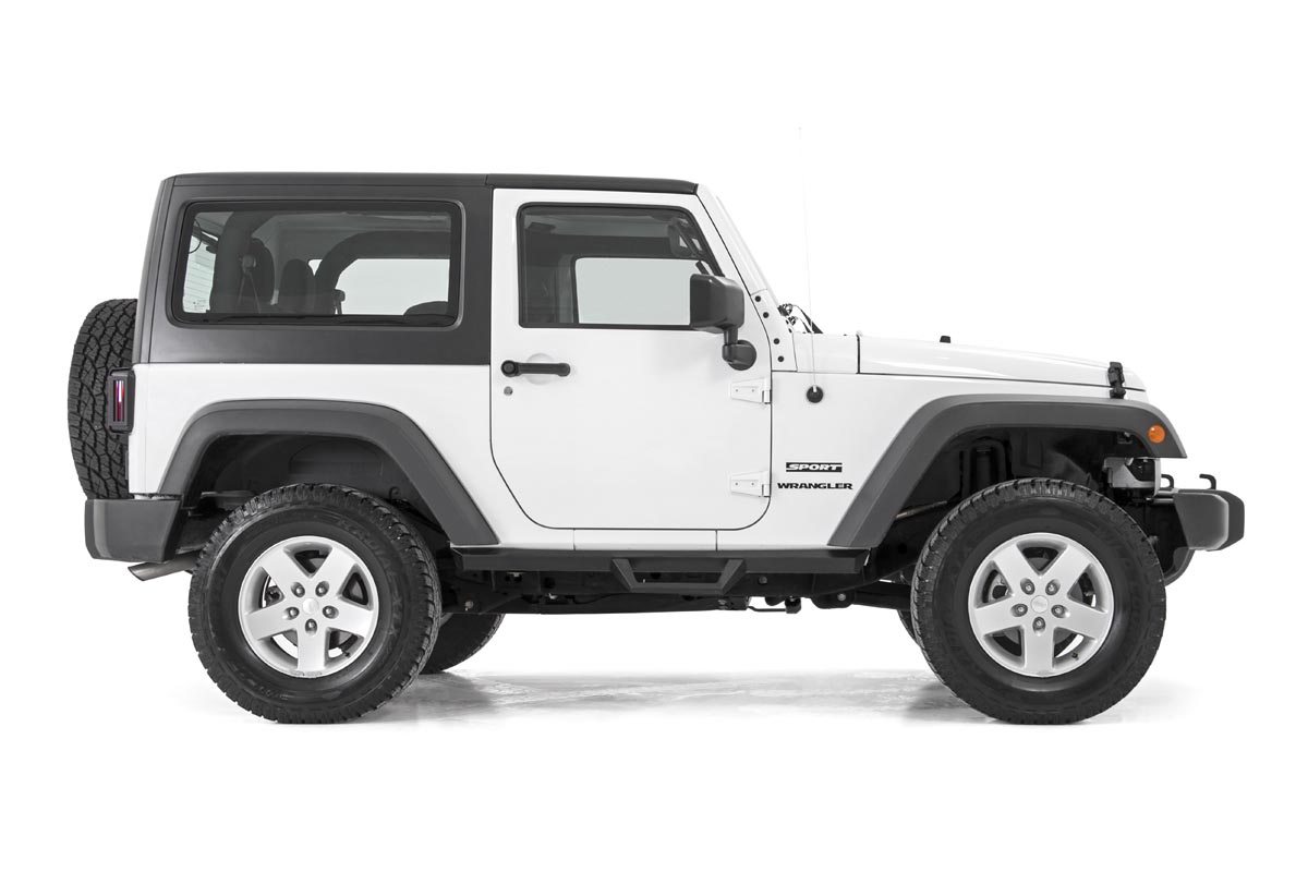 Contoured Drop Steps | 2 Door | Jeep Wrangler JK 4WD (2007-2018)