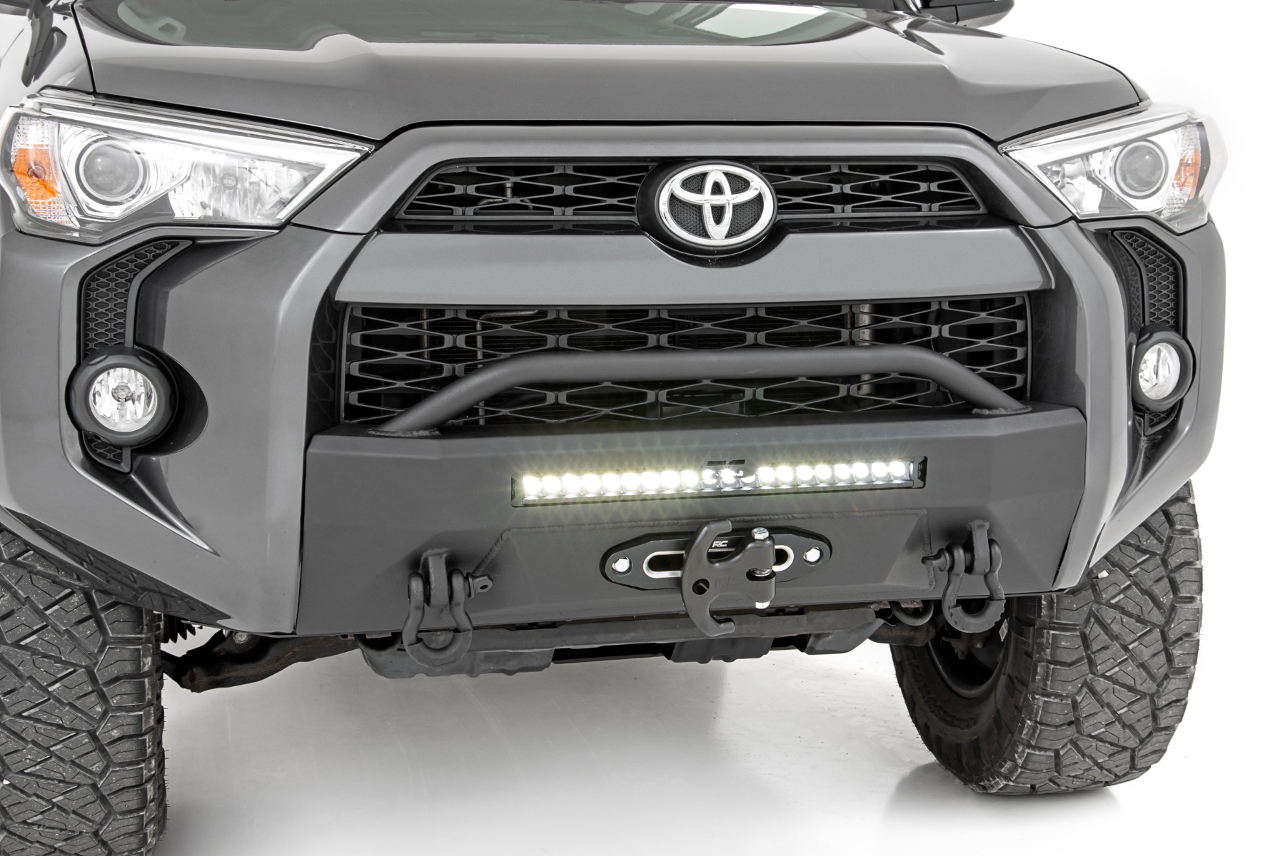 Front Bumper | Hybrid | 20" Blk DRL | Toyota 4Runner 2WD / 4WD (2014-2024)