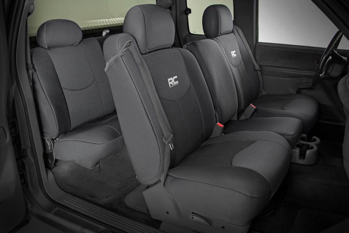 Rear Seat Covers | Full Bench | Chevy / GMC 1500 (99-06 & Classic)