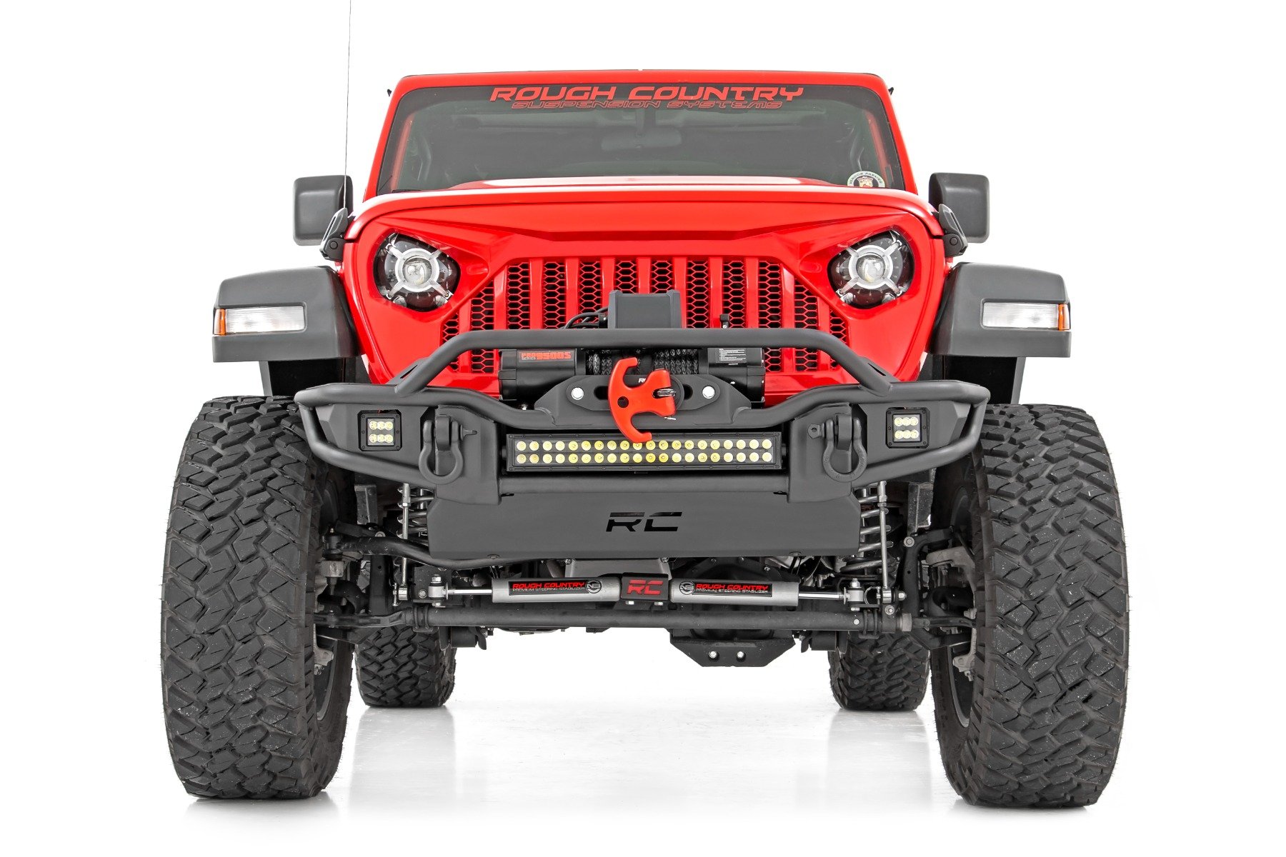 Front Winch Bumper | Tubular | Skid Plate | Jeep Gladiator JT / Wrangler JK & JL 