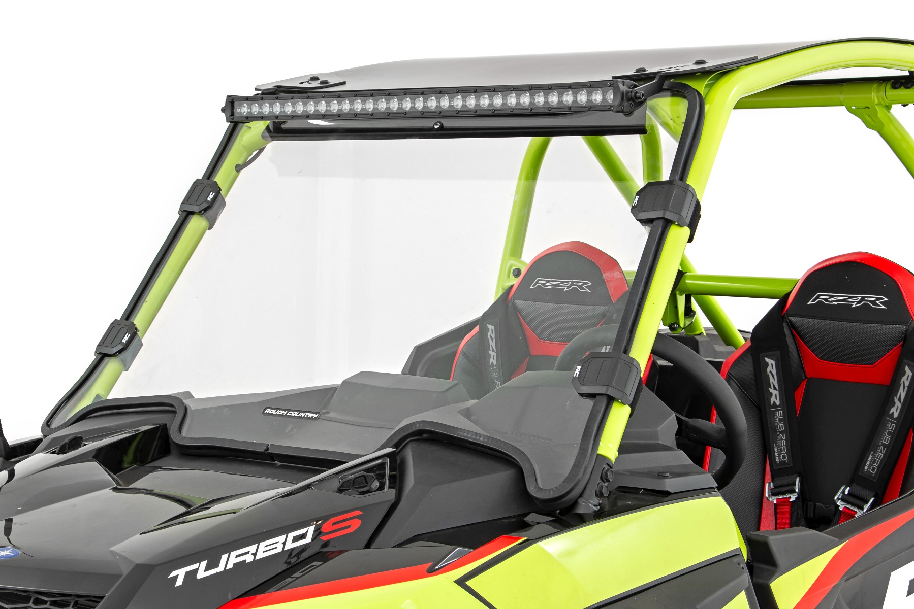 30" LED Kit | Front-Facing | Curved | Polaris RZR Turbo S