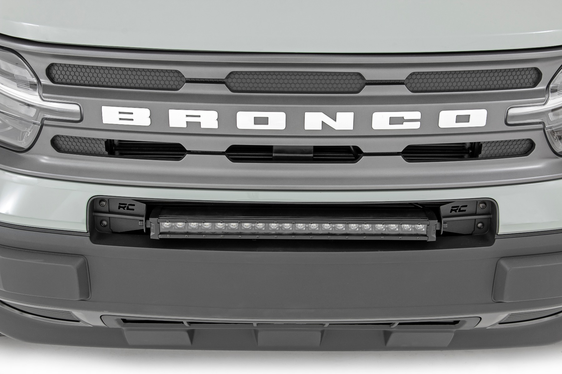 LED Light Kit | Bumper Mount | 20" Chrome Single Row | Ford Bronco Sport (21-24)