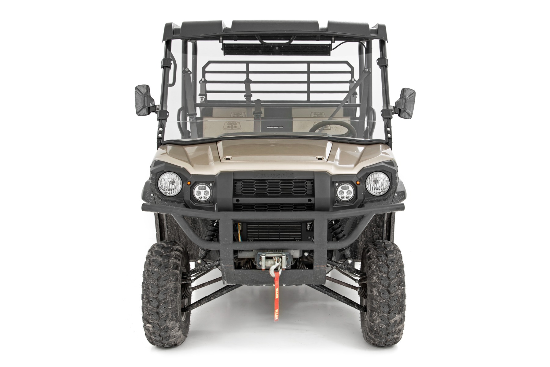 Full Windshield | Scratch Resistant | Kawasaki Mule 