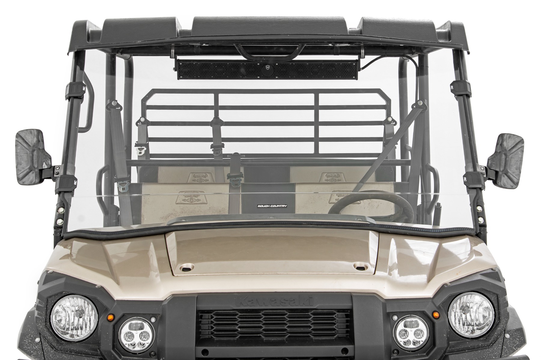 Full Windshield | Scratch Resistant | Kawasaki Mule 