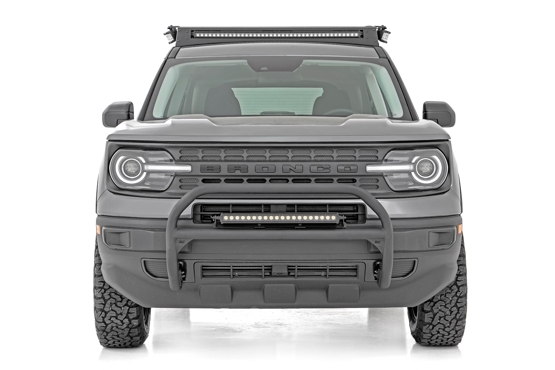 LED Light Kit | Roof Rack Mount | 40" Black Single Row | Ford Bronco Sport (21-23)