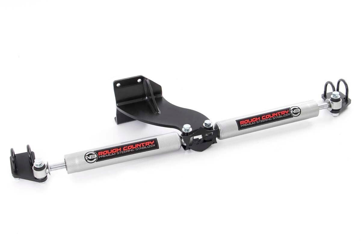 N3 Steering Stabilizer | Dual | 2.5-8 Inch Lift | Ram 2500 (14-23) / 3500 (13-23) 