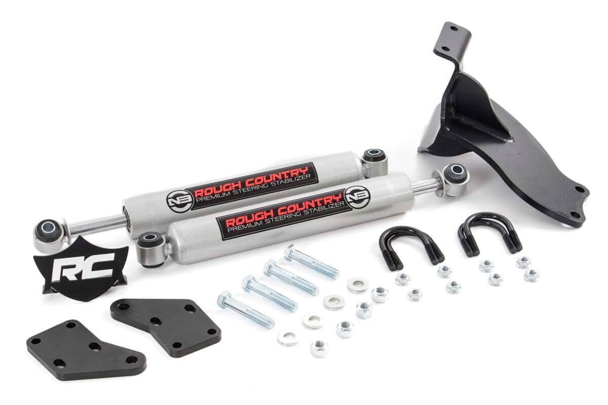 N3 Steering Stabilizer | Dual | 2.5-8 Inch Lift | Ram 2500 (14-24) / 3500 (13-24) 