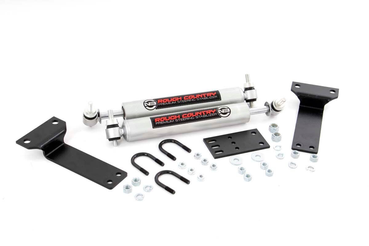 N3 Steering Stabilizer | Dual | 2-8 Inch Lift | Ford Excursion (00-05) / Super Duty (99-04)